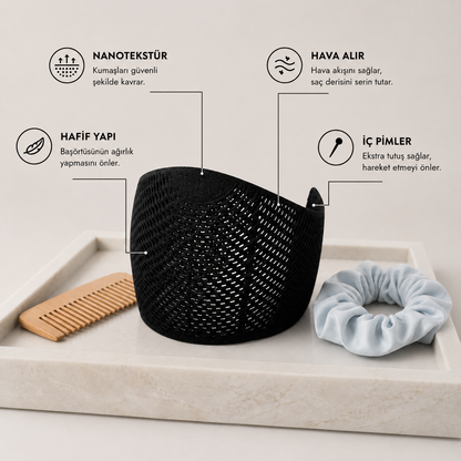 Lumiataç™ İğnesiz Kaymaz Bone - Başörtüsü Aksesuarı